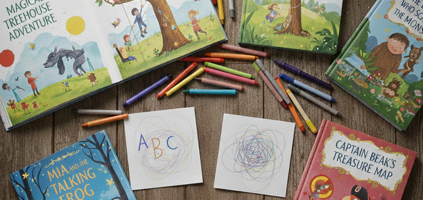 Children learning through books